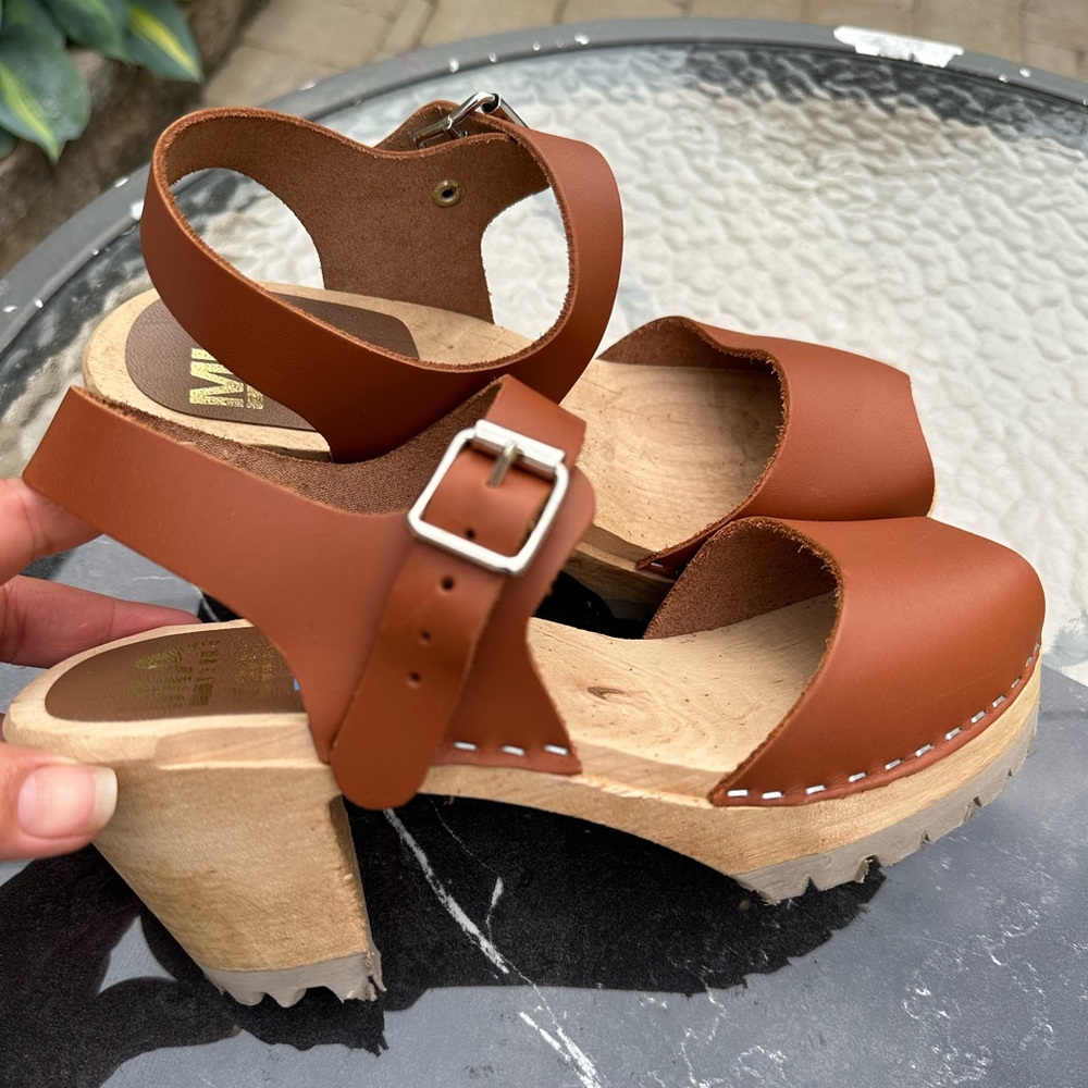 MIA Swedish Greta Womens Clog Brown Size 38